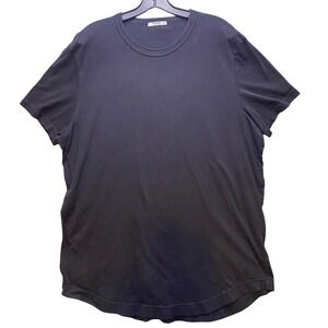 Buck Mason Shirt Womens 2XL Black Slub Normalcore Pullover Base‎ Layer Academia